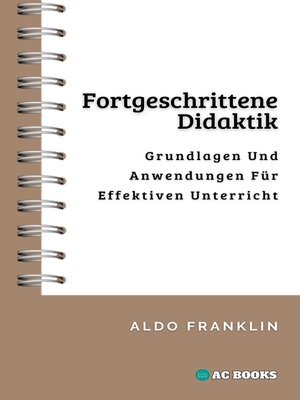 cover image of Fortgeschrittene Didaktik